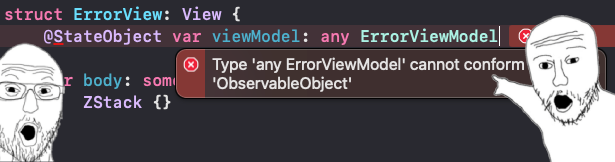 @StateObject compiler error - KISS SwiftUI Views